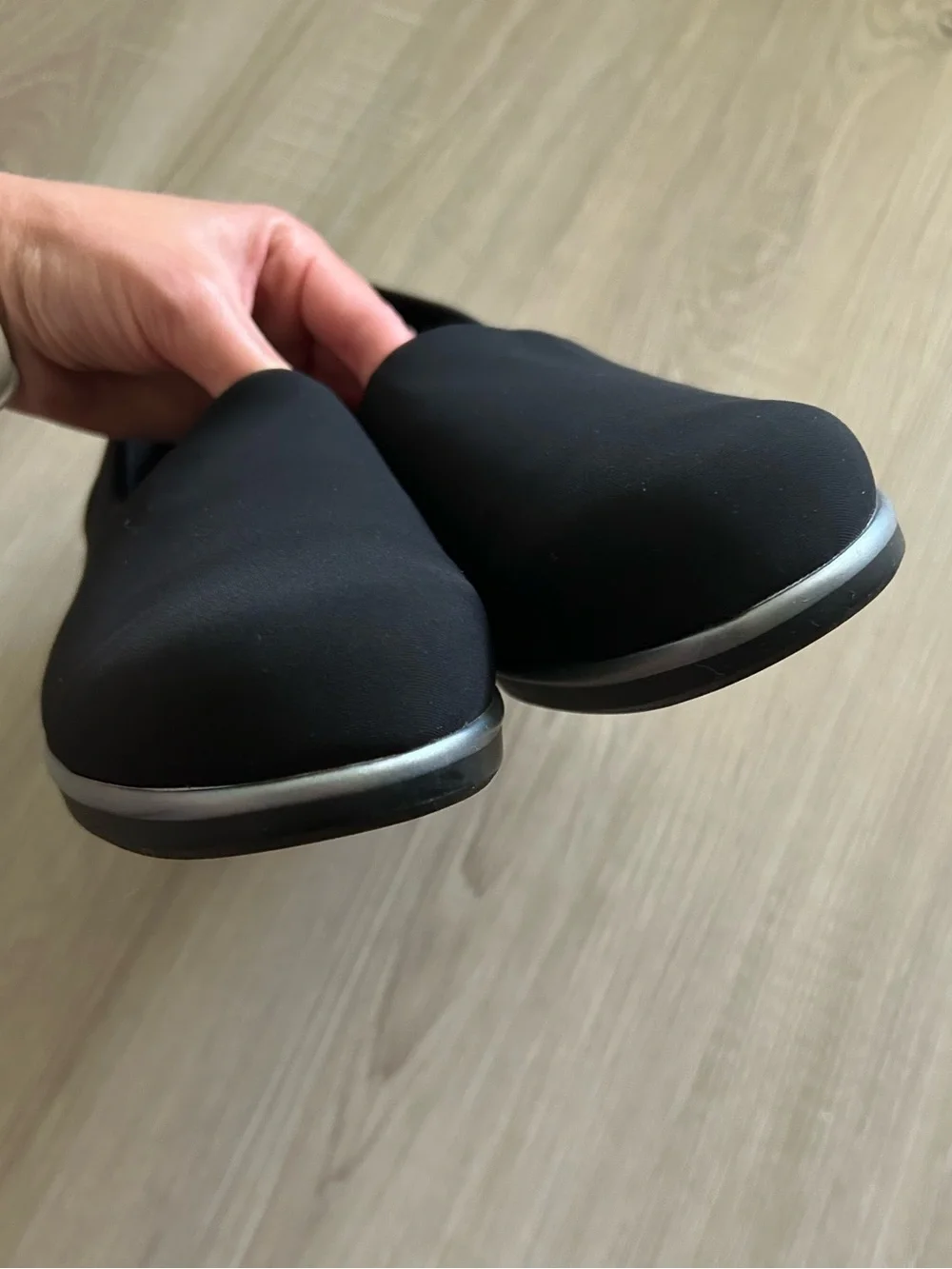 SAS Bliss Black Leather Slip On Comfort Shoes Tripad USA